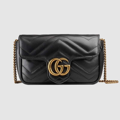 Gucci Super Mini Siyah Çanta