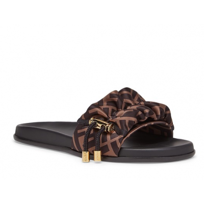 Fendi FF Satin Slides