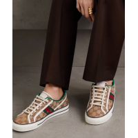 Gucci Tennis Canvas Sneakers 