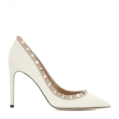 Valentino Garavani Rockstud Krem Stiletto