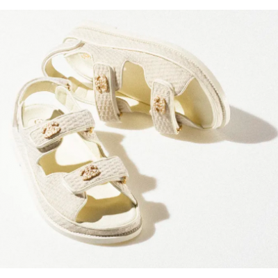 Chanel Beyaz Sandalet